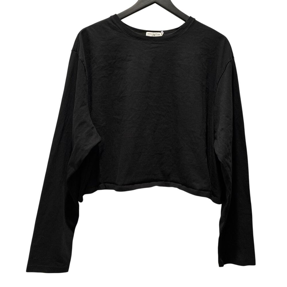 Good American Top 
Cropped Long Sleeve Shirt Womens Size 6 or 2 XL